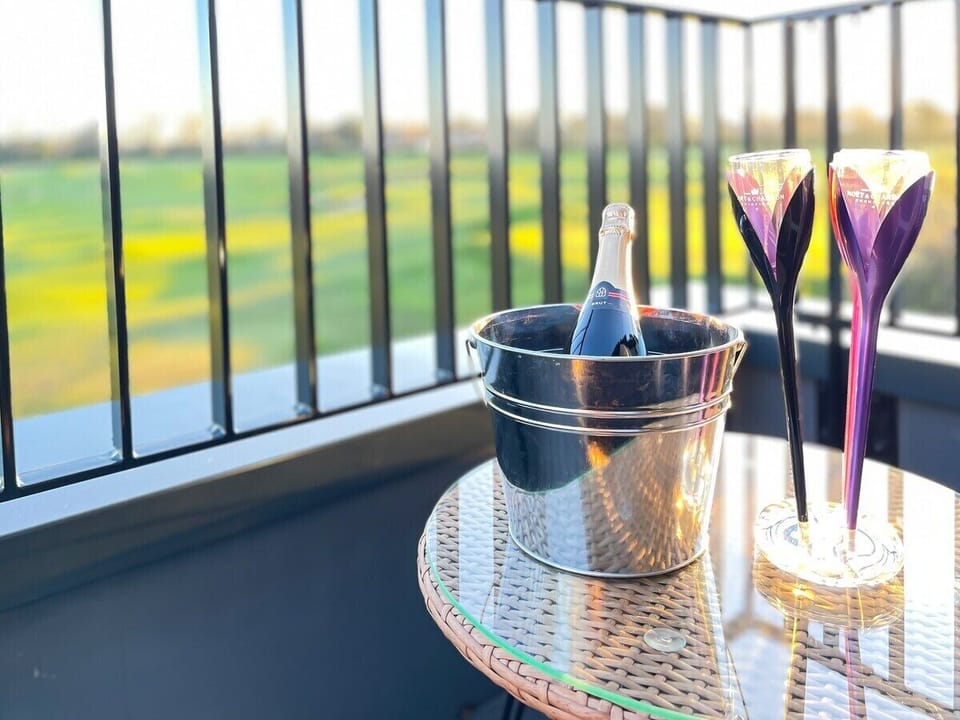 Embrace the luxurious ambiance of your balcony, the ideal spot for savoring special moments.