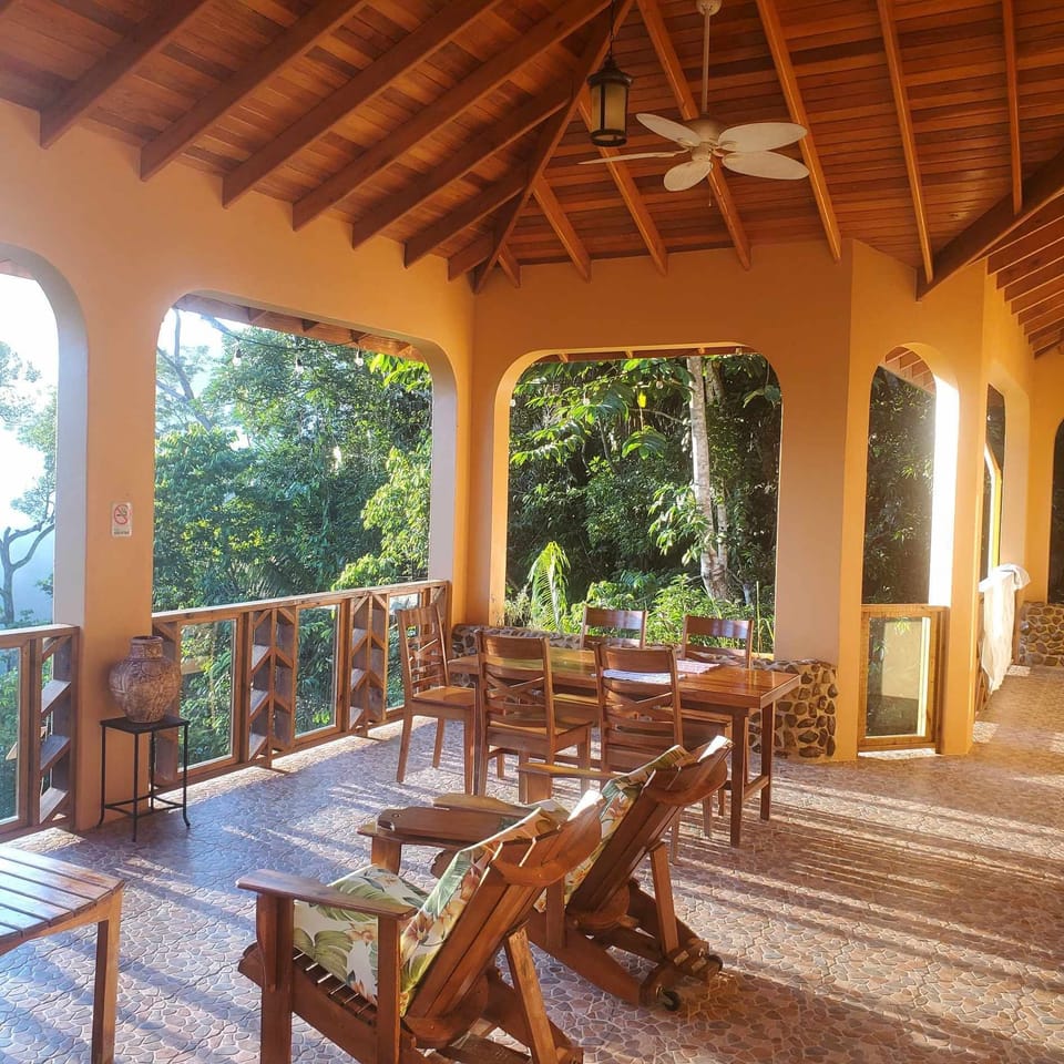 sit back and enjoy view and sound of nature or watch sunrise or evening stars