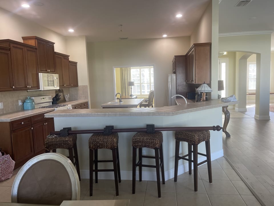 Kitchen View from Eat In Table