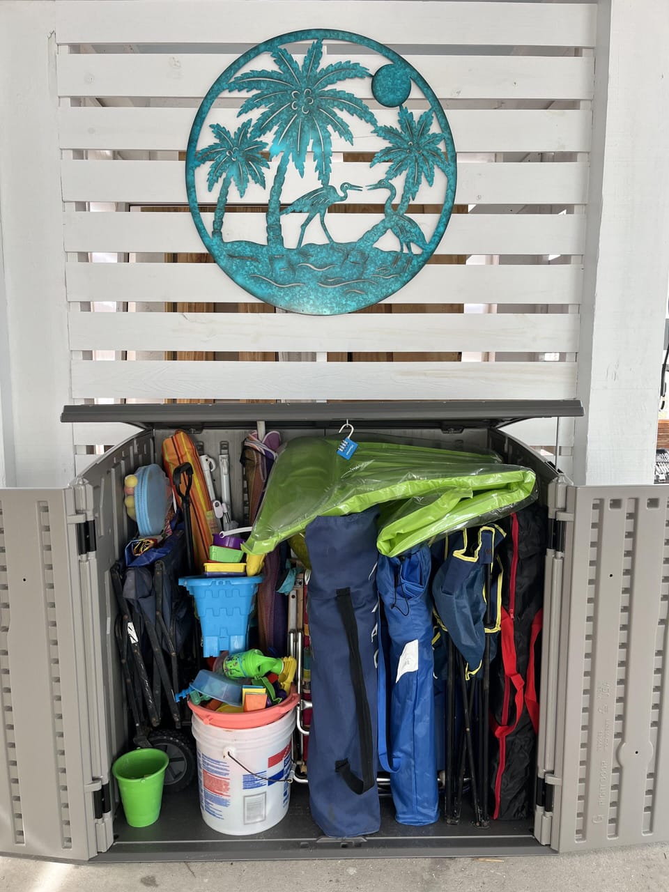 Beach toys for Guest Use. Chairs, Umbrellas, Wagon, Sand Castle Toys