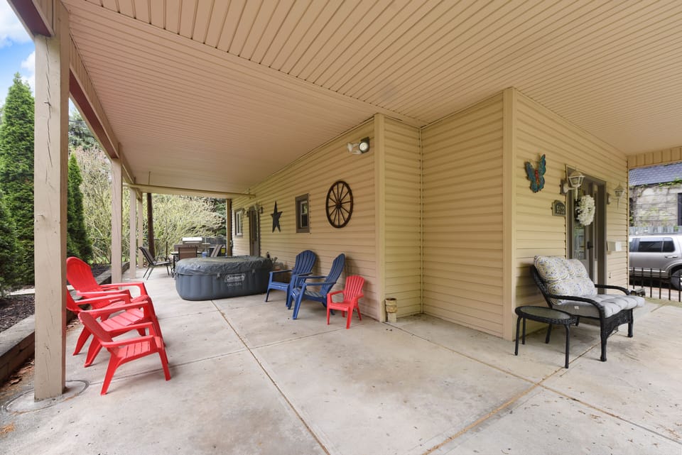 Our porch is perfect for coffee, quiet time, or soaking in the view.