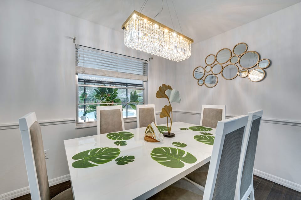 Dining Area | Dining Table | Dishware/Flatware