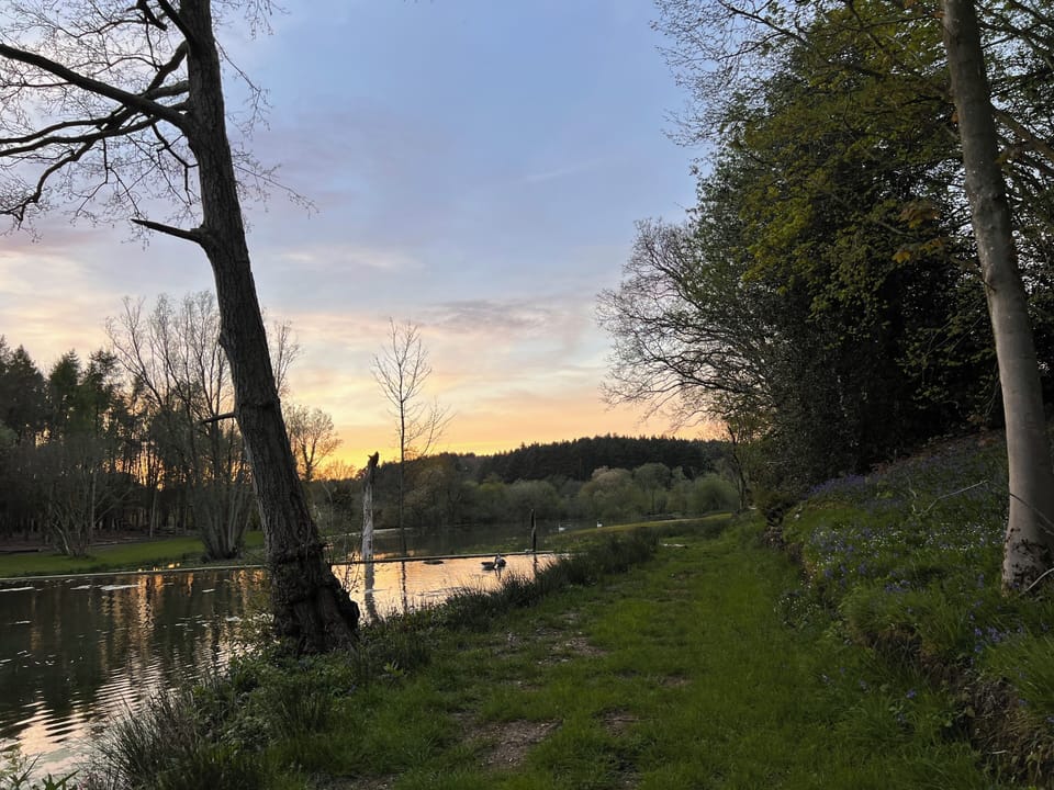 Dog Friendly Shepherds Hut overlooking a natural lake in North Norfolk 