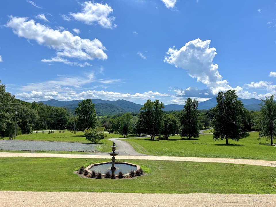 View from the font porch steps