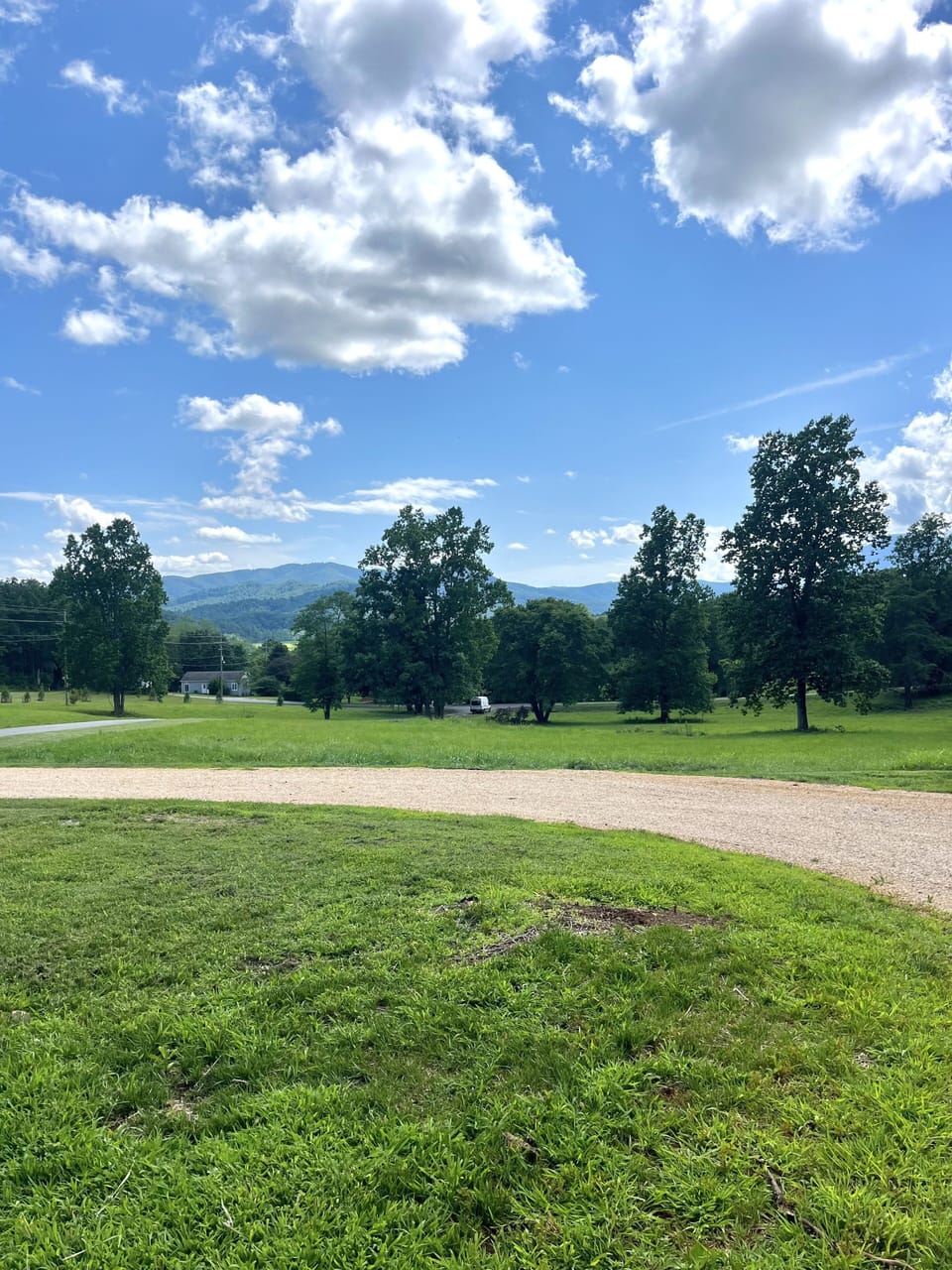 View from the front of the house