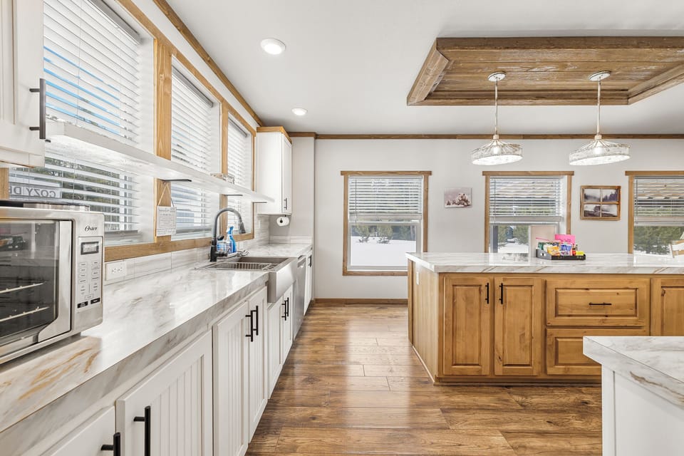 Fully stocked kitchen