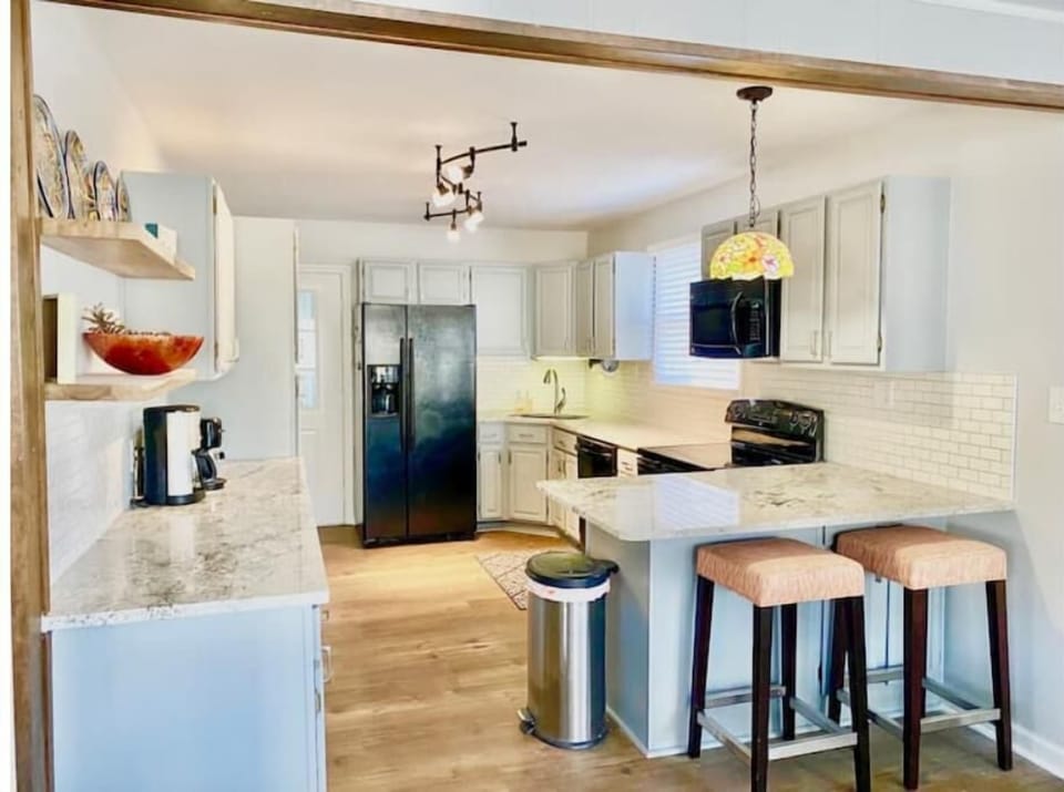Fully stocked kitchen