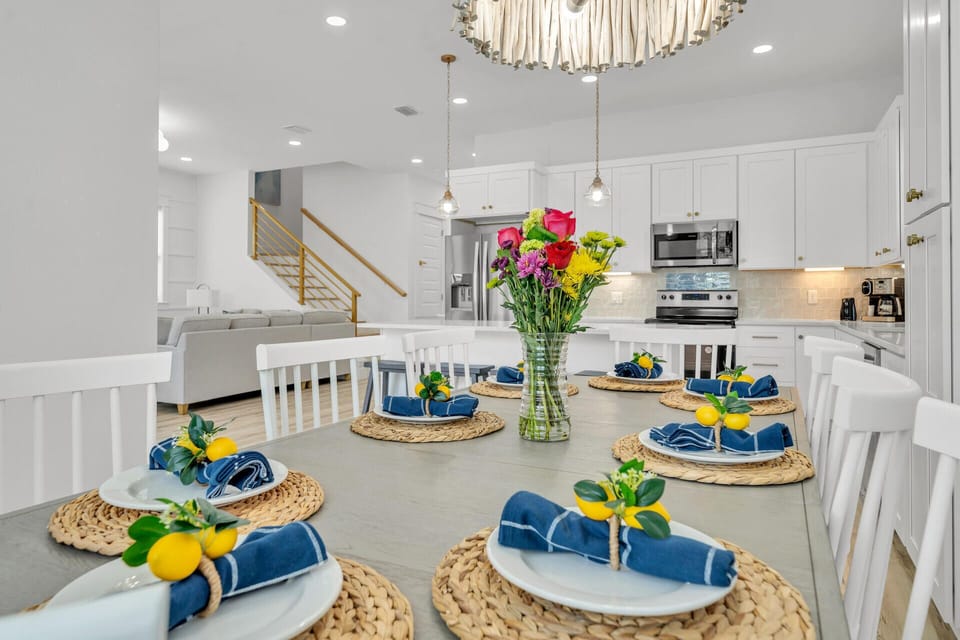 Dining Table Looking Into Kitchen