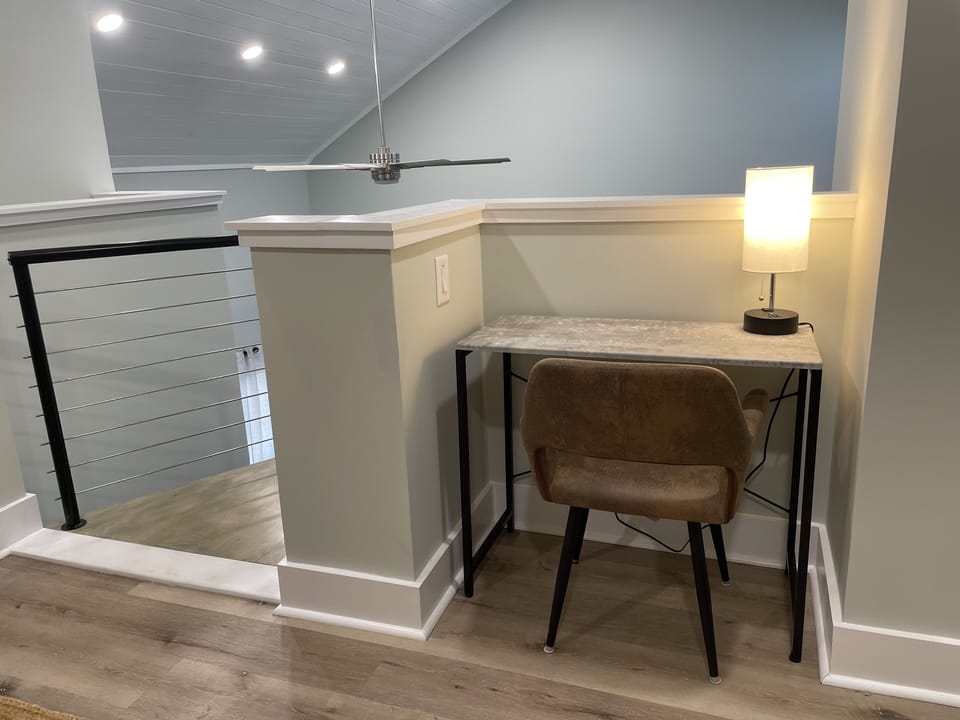 Desk area in bedroom 3