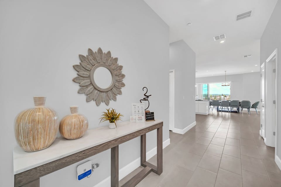 Provides a hotel-like ambiance with stylish accents, adding to the overall sense of escape and luxury.