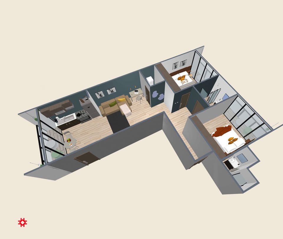 El mobiliario, la decoración y los servicios pueden variar ligeramente.