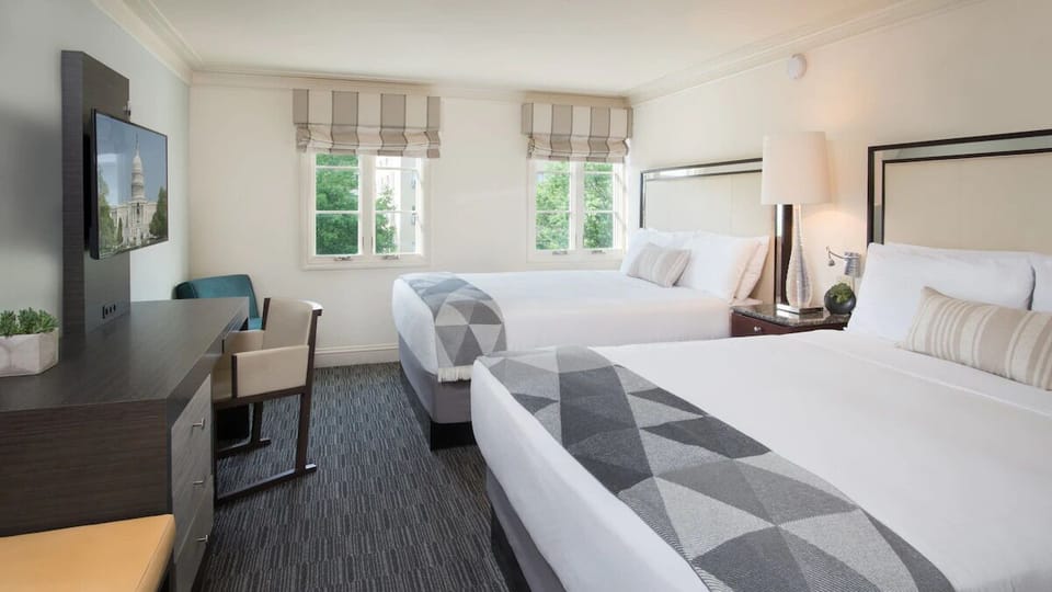 Bedroom. Interior and views may vary based on location and availability