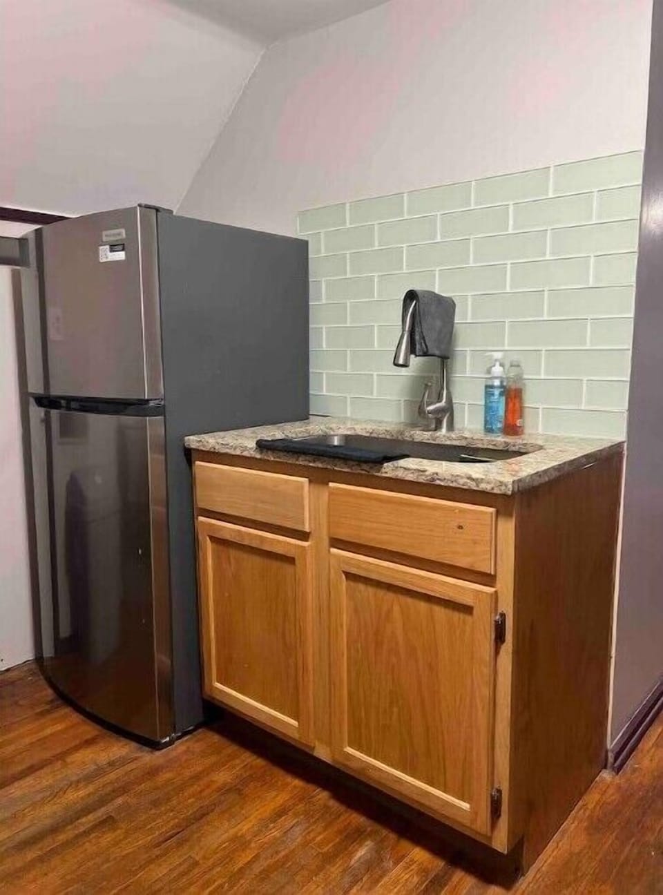 Sink and Fridge
