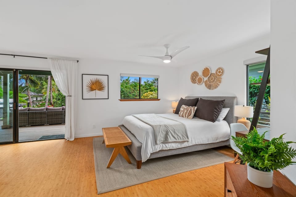 Master Bedroom with Patio & Garden Access