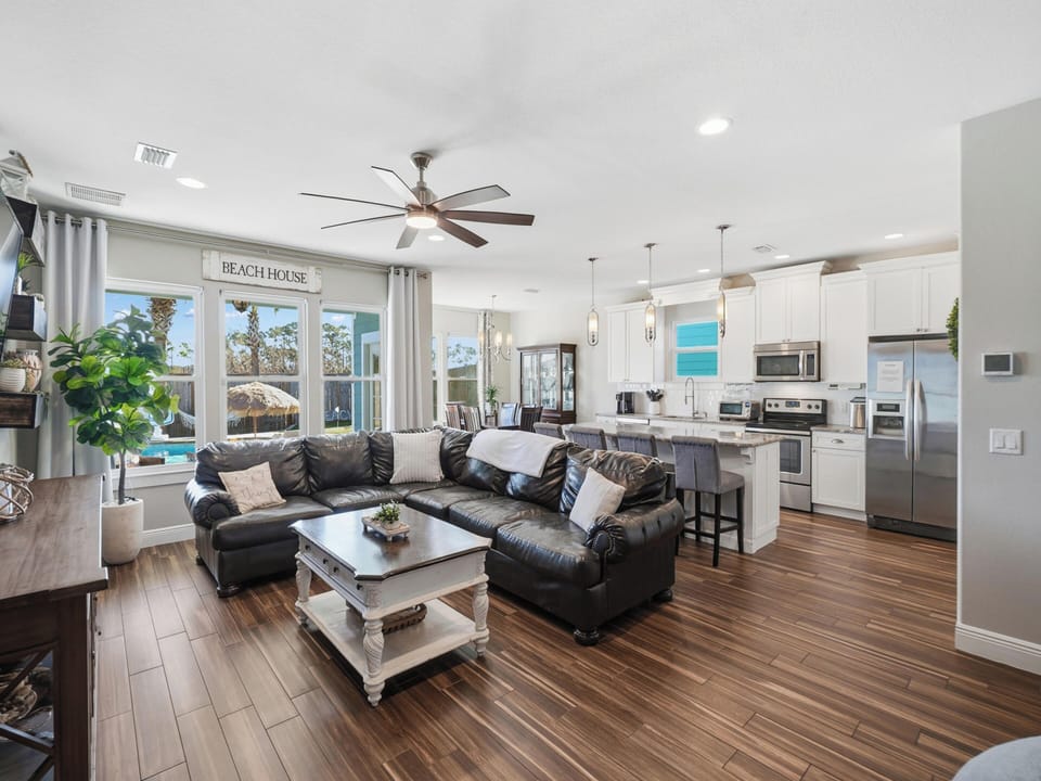 Living Area - Opens to Backyard Oasis - First Floor