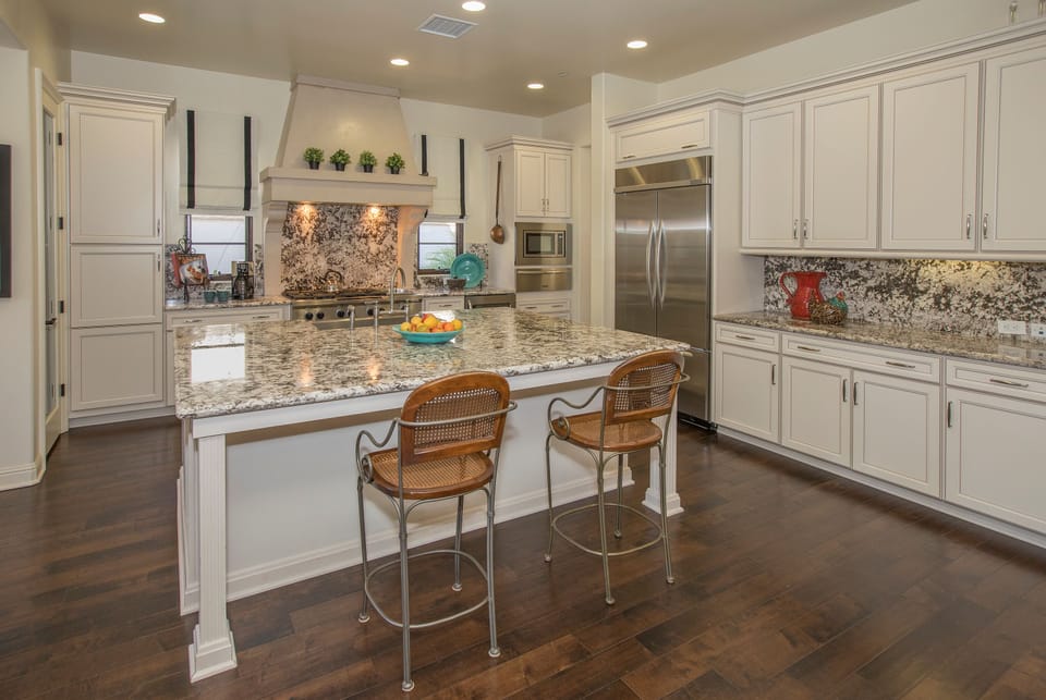Beautiful Kitchen with large center island with seating for two.