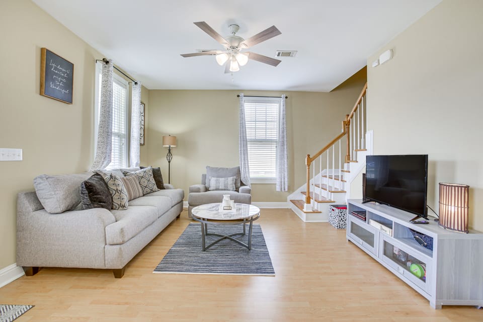 New Orleans Vacation Rental | 3BR | 2BA | 1,224 Sq Ft | Stairs Required