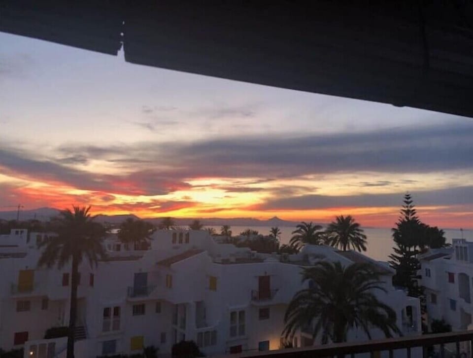 Sunset views from the terrace