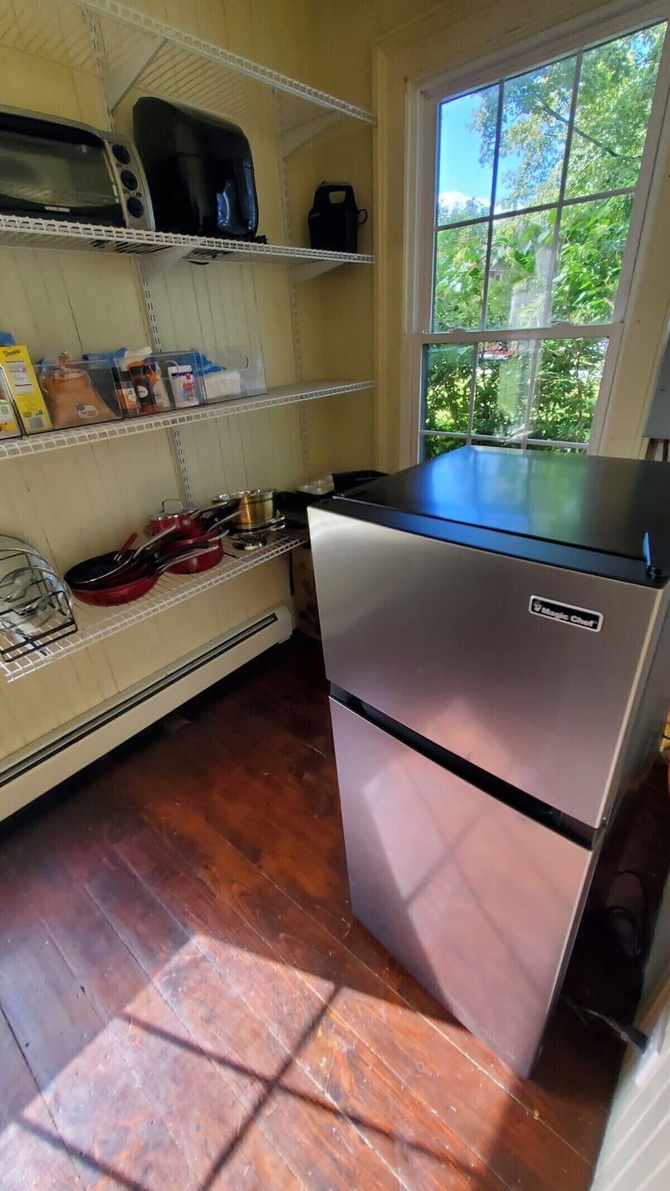 Pantry with Additional Small Refrigerator