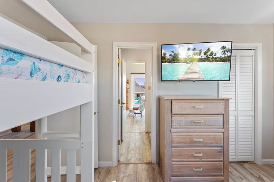 The Bunk Bedroom with a Double Bed and Bunk is perfect for the kids!