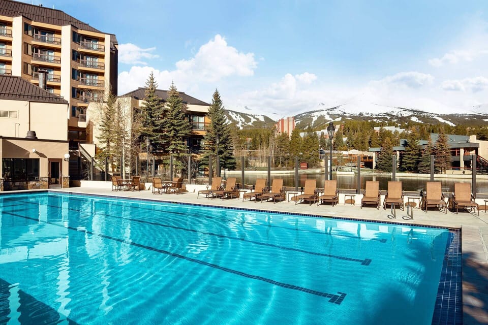 Heated, outdoor pool.