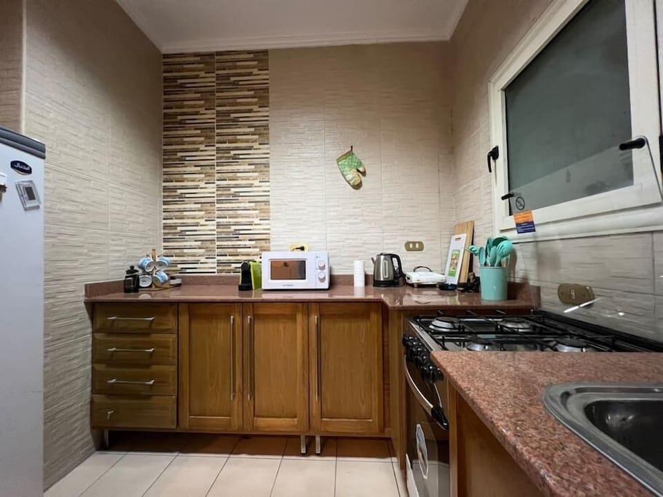 The Kitchen is equipped with all essentials.