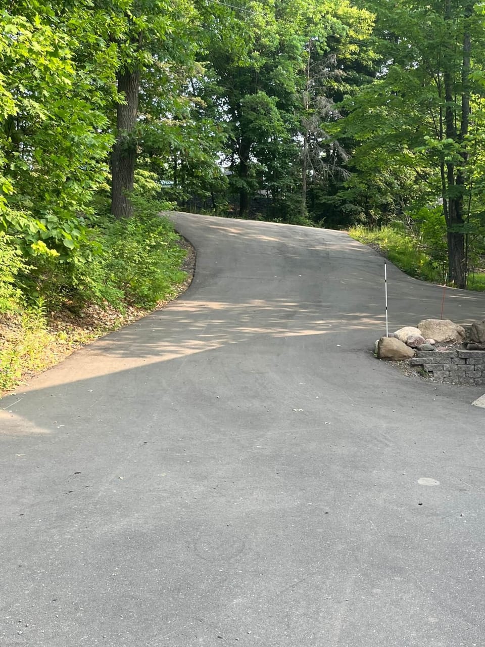 steep driveway