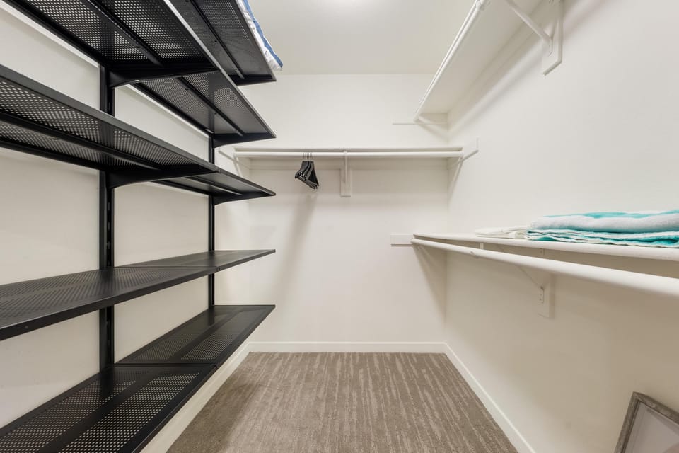 Pack and unpack with ease in our traveler-friendly walk-in closet