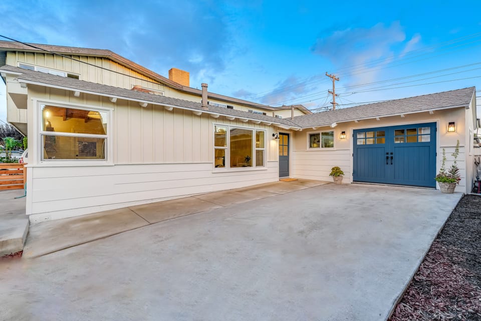 Single story, easily accessible with driveway parking for 2 vehicles