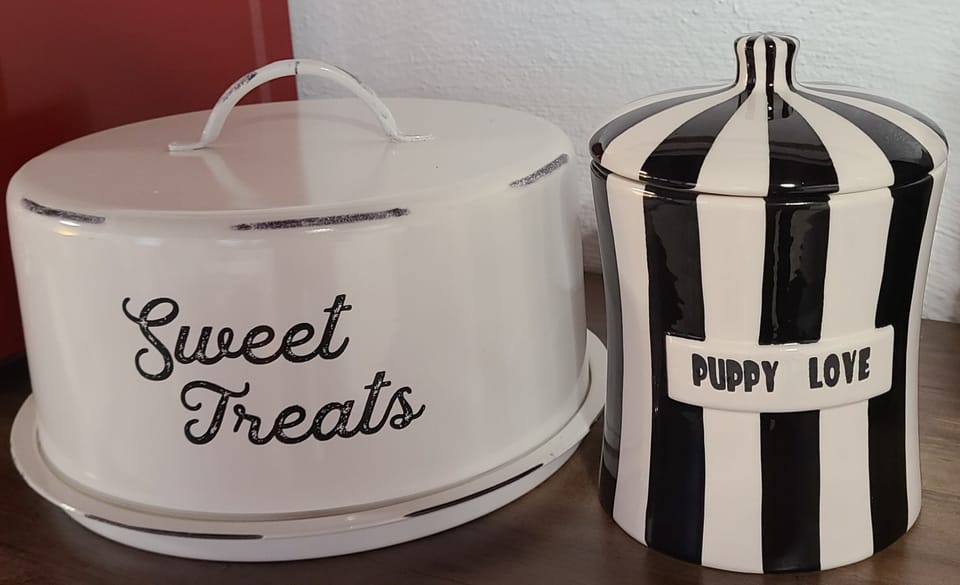 We always provide treats --- for both two-legged and four-legged guests!