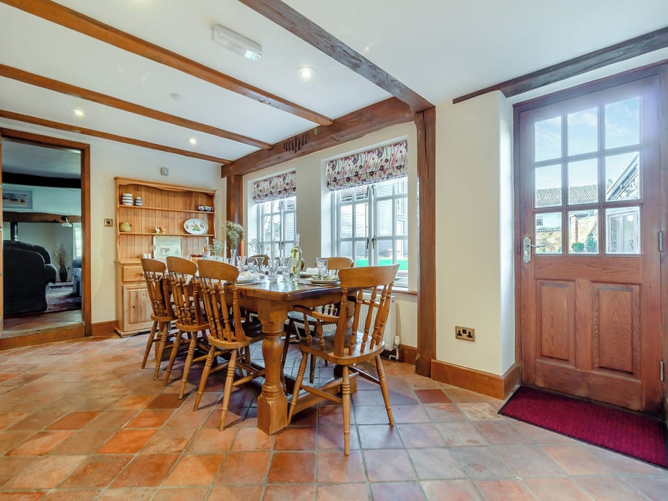 Dining Area | The Farmhouse - Wash Farm Barns, Banham