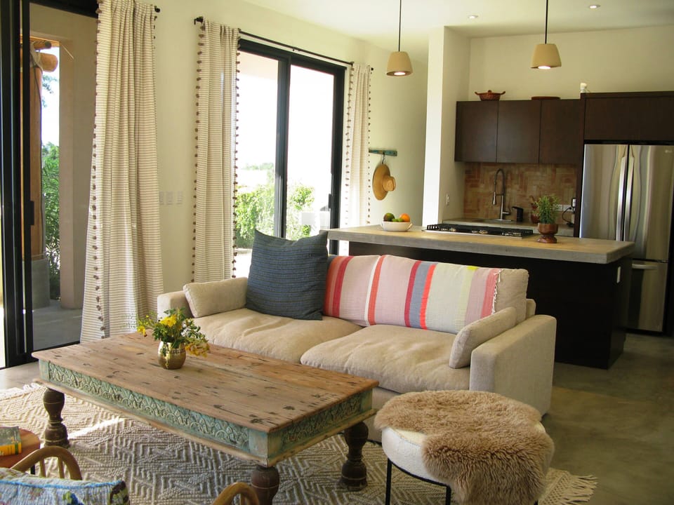 Airy, open and bright main living space