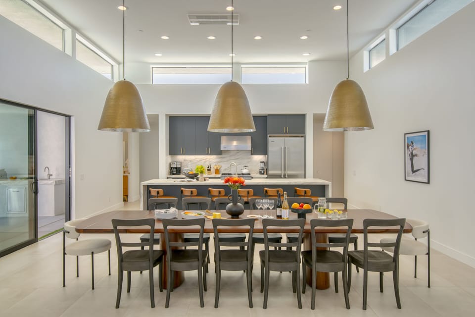 Enjoy a delicious meal - private chefs can be booked through AvantStay Concierge.