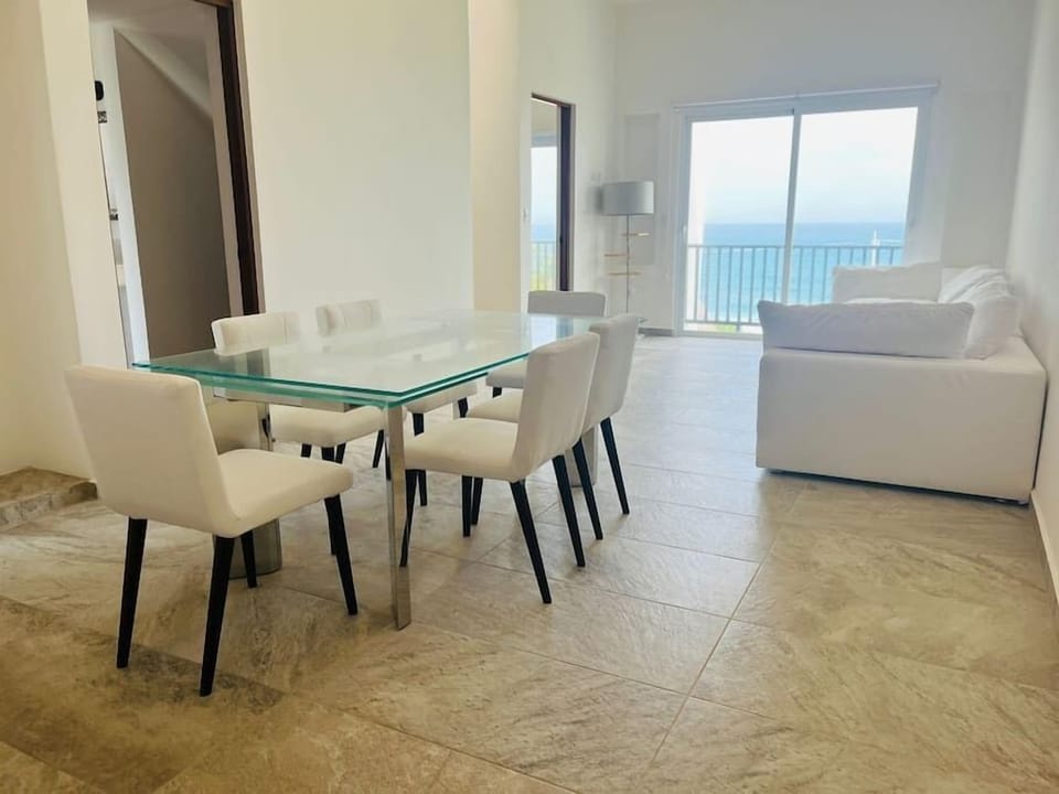 Dining and living room area