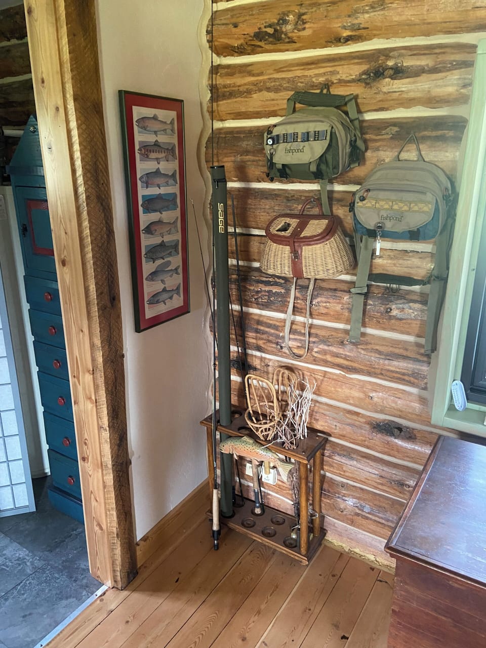 Plenty of fishing supplies