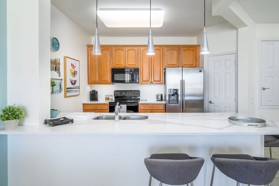 Quartz breakfast bar