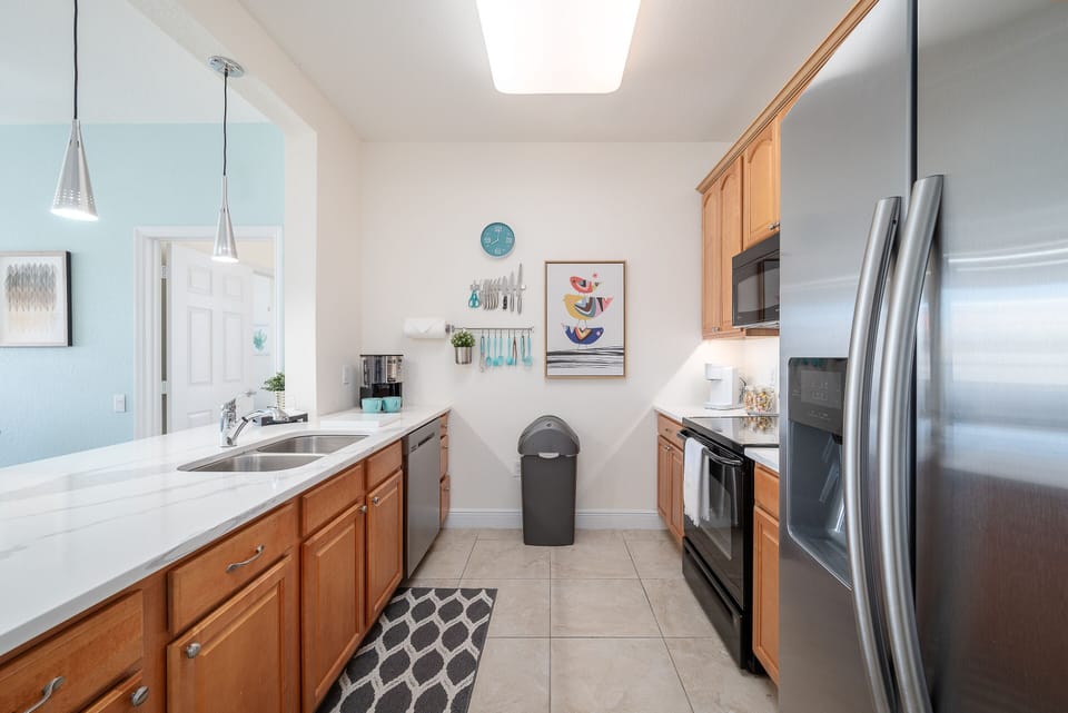 Well equipped kitchen