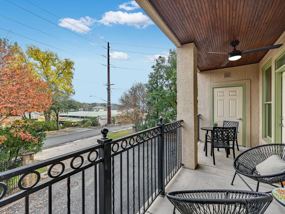 Private balcony