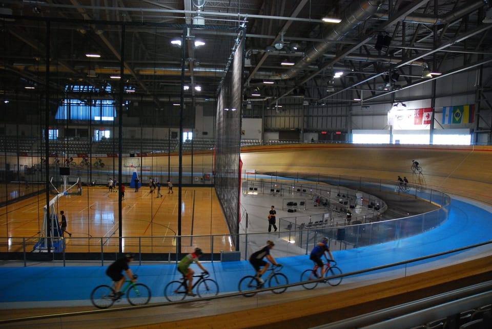 Velodrome = 11 min. driving