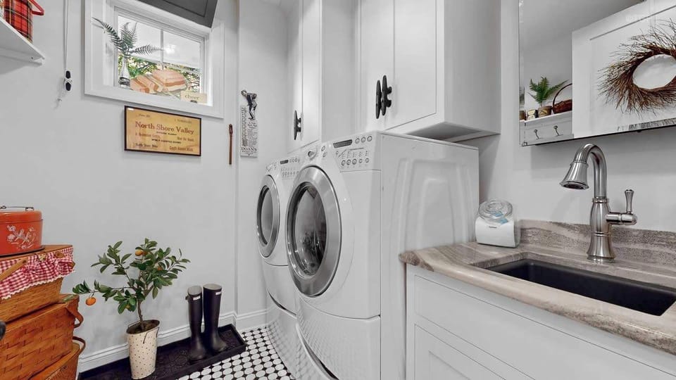 Main floor laundry room