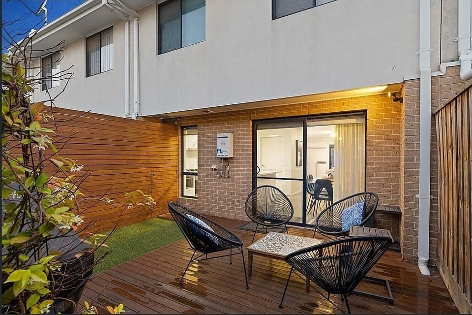 Outside deck