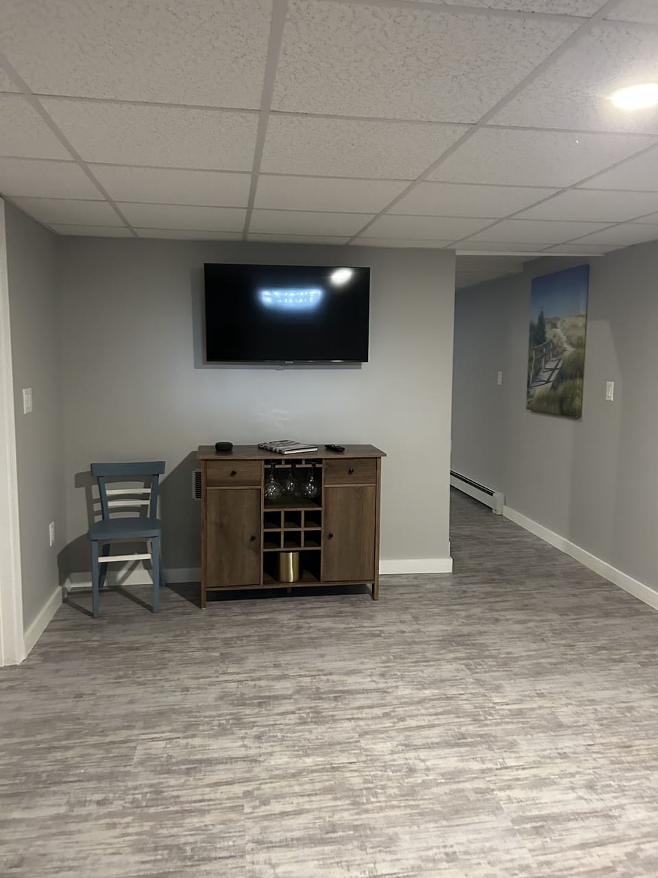 Finished Basement Side 2 - Entertainment Area