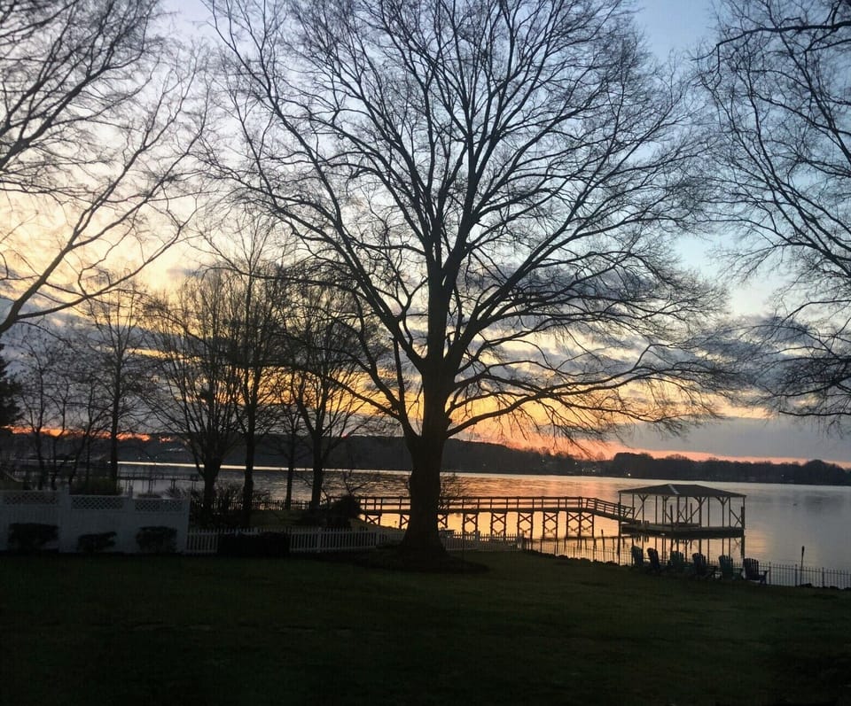 Sunrise from the Sunroom