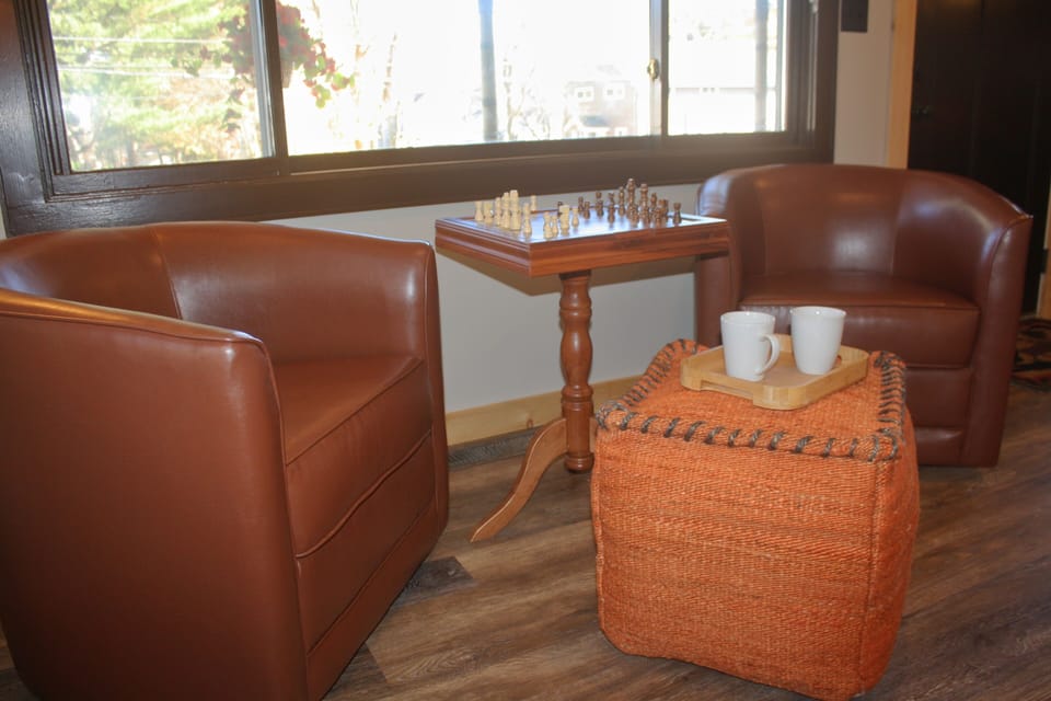 Sweet little nook for a competitive game of chess
