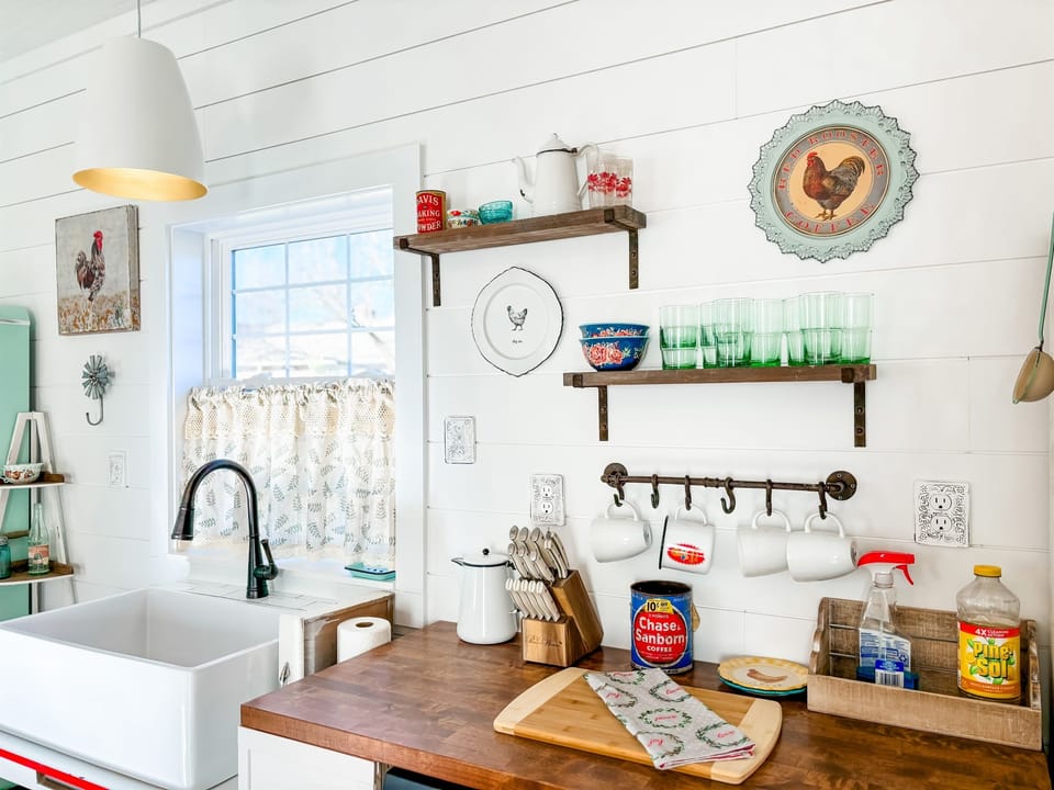 vintage details make this a unique place to stay