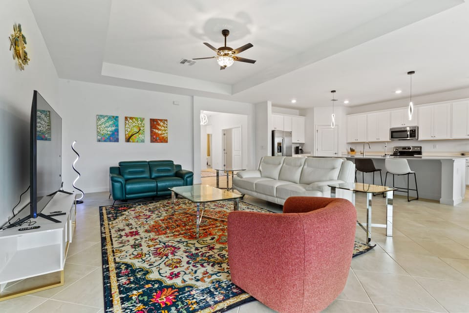 Great Room with 75" tv