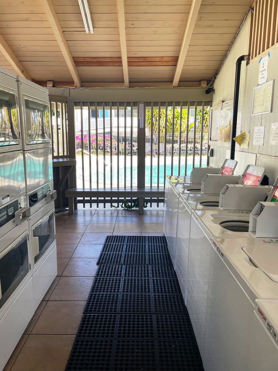 On prem laundry facility