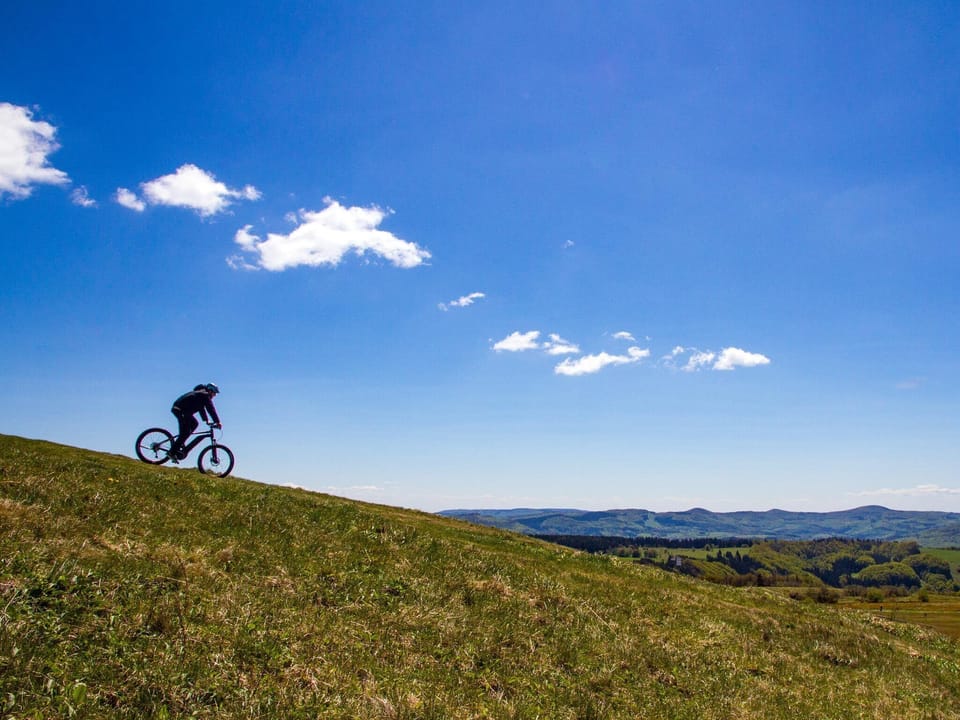 E-bike tour on the Wasserkuppe