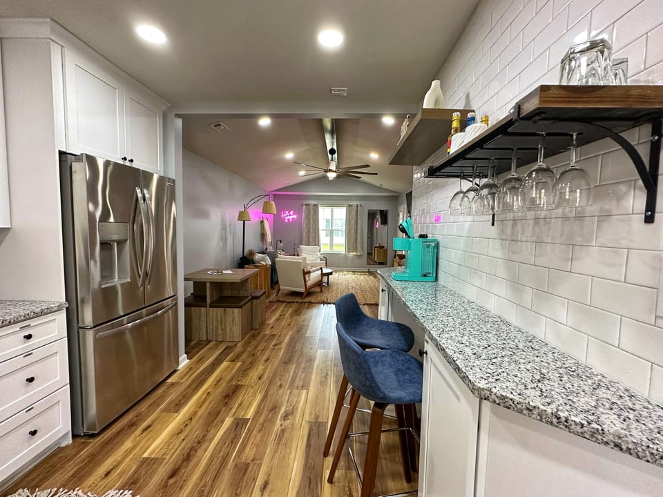 Open concept kitchen