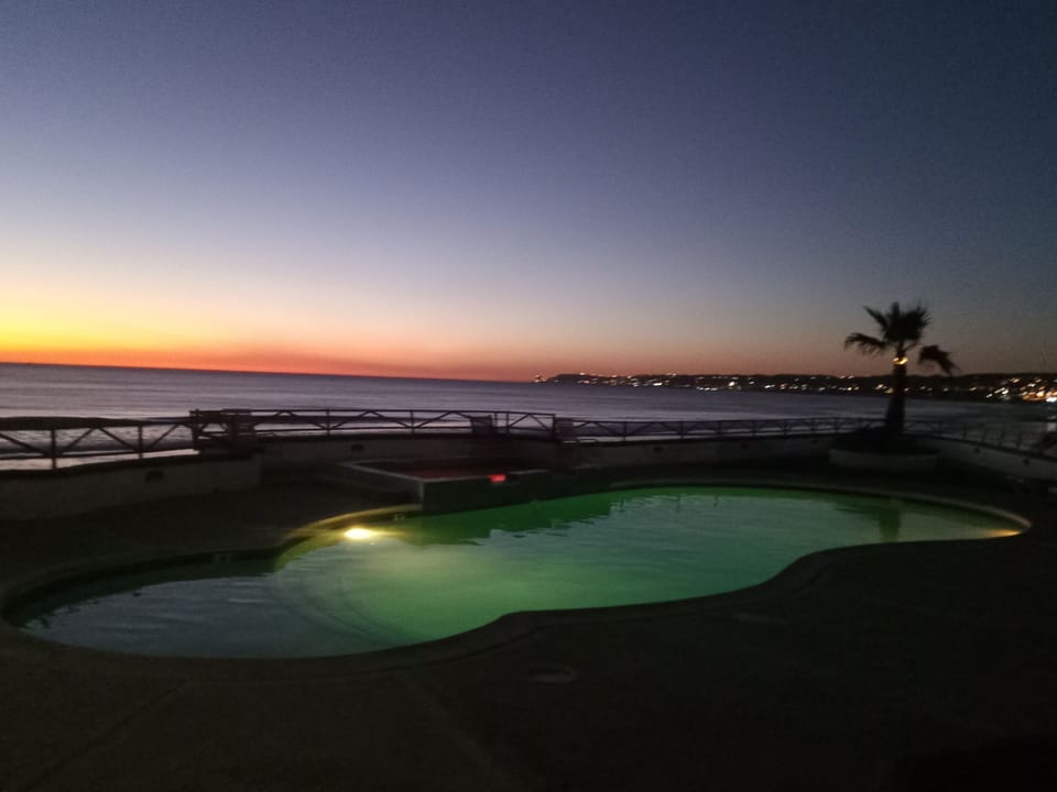Pool at night